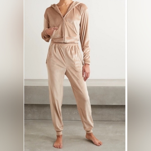 NWT SKIMS Velour Joggers- Gold - Picture 3 of 9